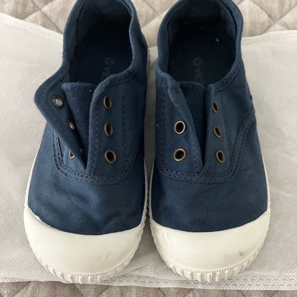 Spanish slip on sneakers.